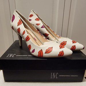 INC Zitah Novelty Lips Pumps - Perfect for Valentine's Day!